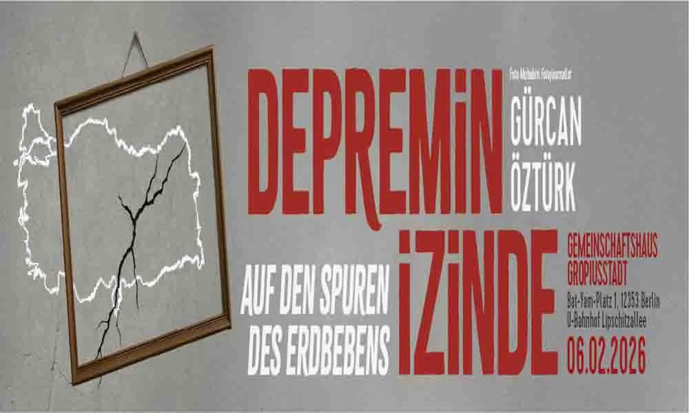 Depremin İzinde: Gürcan Öztürk’ten Berlin’de Anlamlı Fotoğraf Sergisi