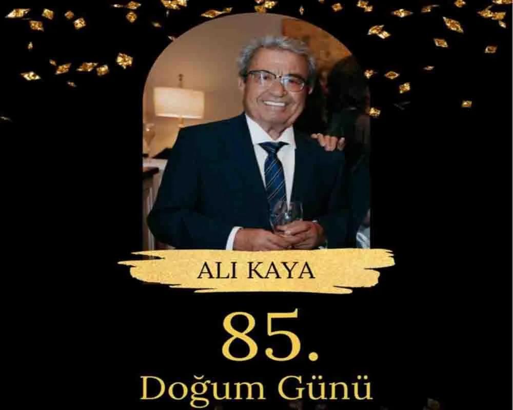 Berlinli Öğretmen Ali Kaya 85. Yaşını Kutladı
