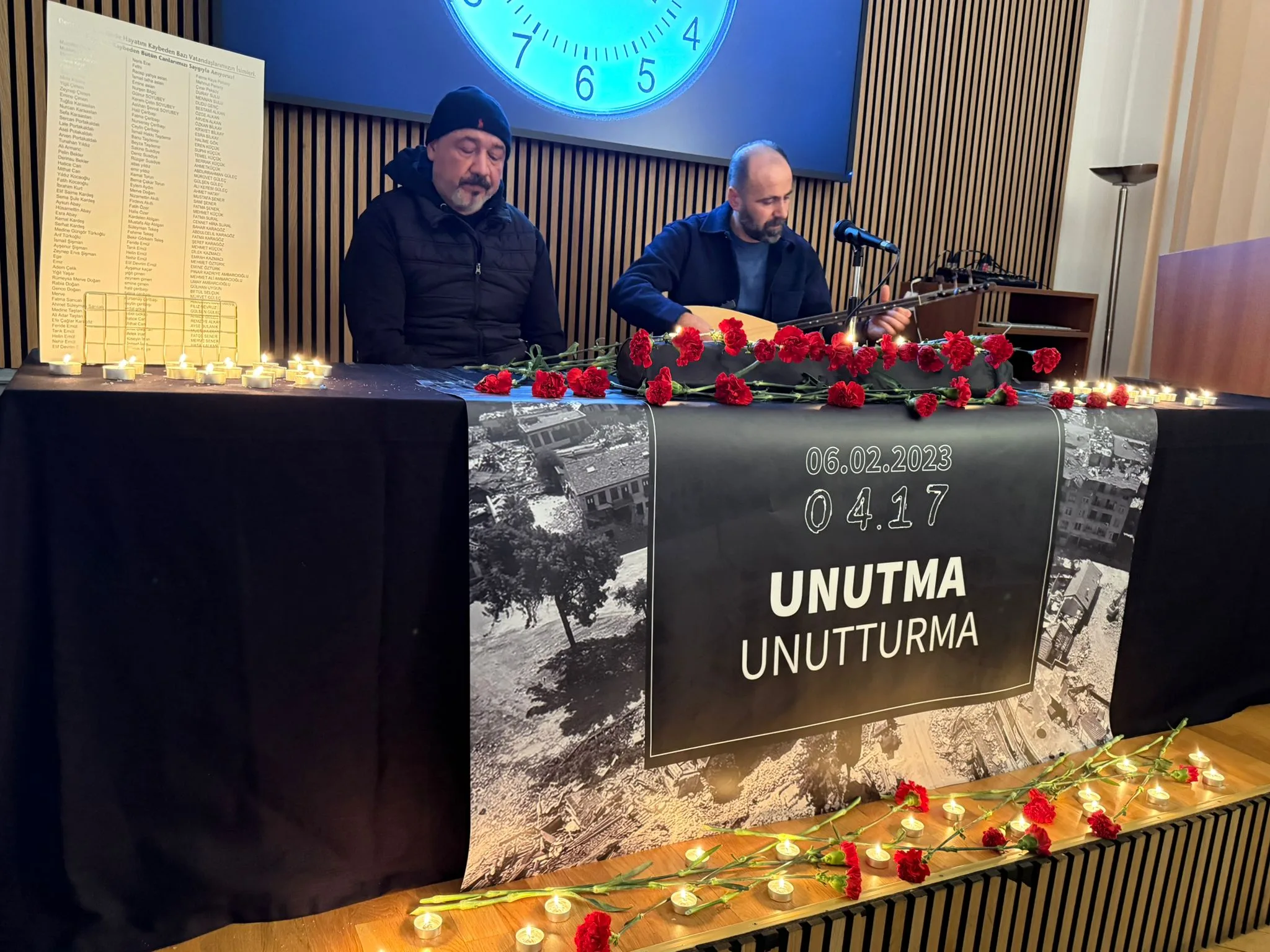BETAK`dan 6 Şubat Deprem Şehitleri İçin Duygusal Anma Töreni