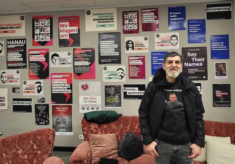 Hanau katliamını anma eylemlerinde direniş çağrısı