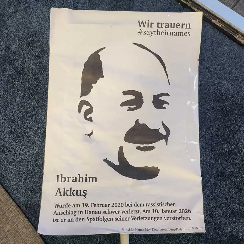 Hanau katliamını anma eylemlerinde direniş çağrısı