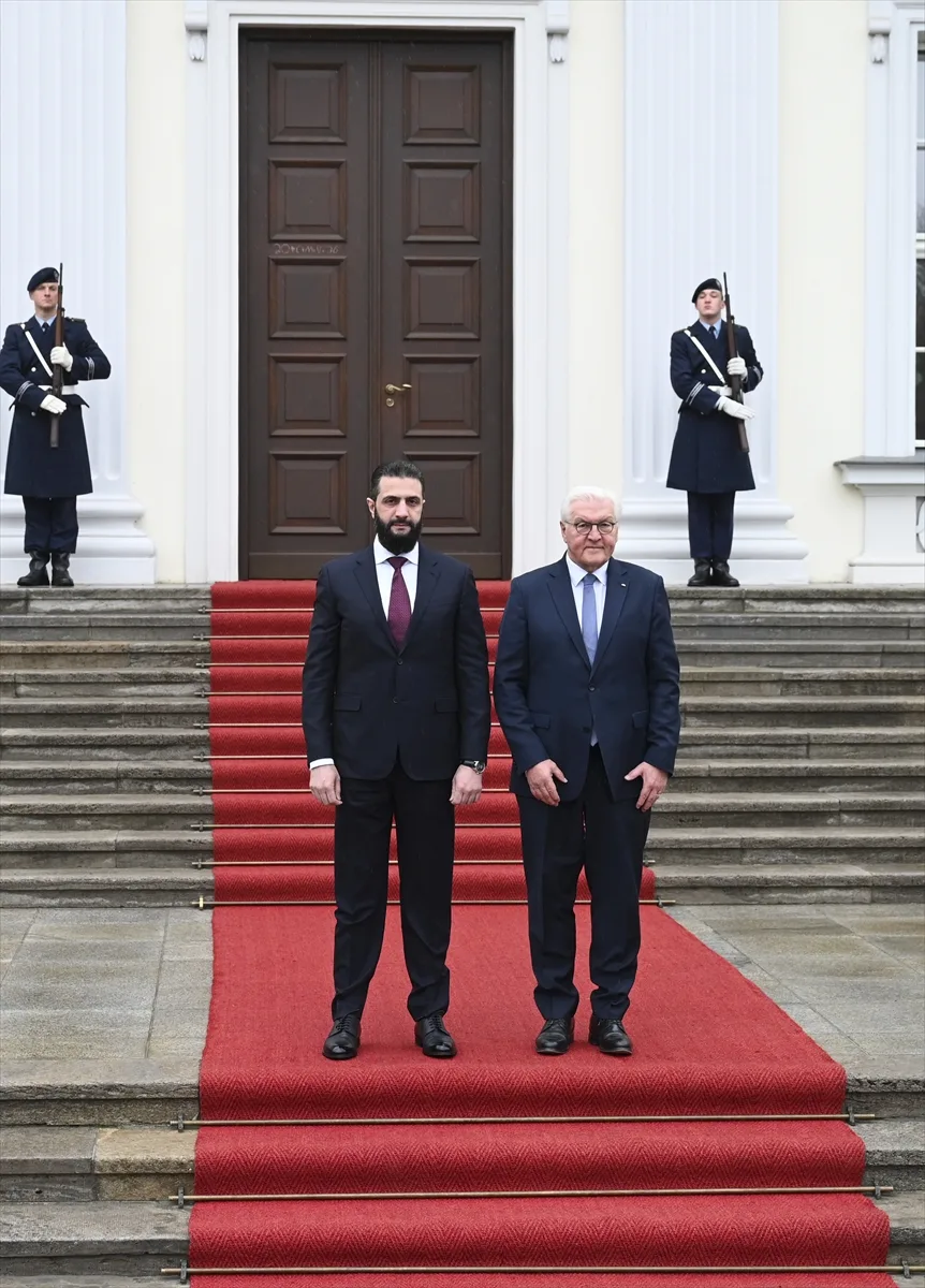 Suriye Cumhurbaşkanı Şara, Berlin'deki üst düzey temaslarına başladı
