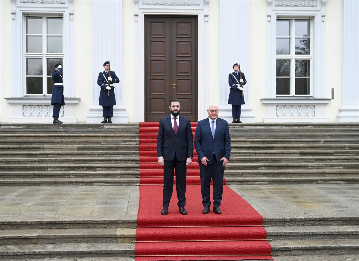 Suriye Cumhurbaşkanı Şara, Berlin'deki üst düzey temaslarına başladı