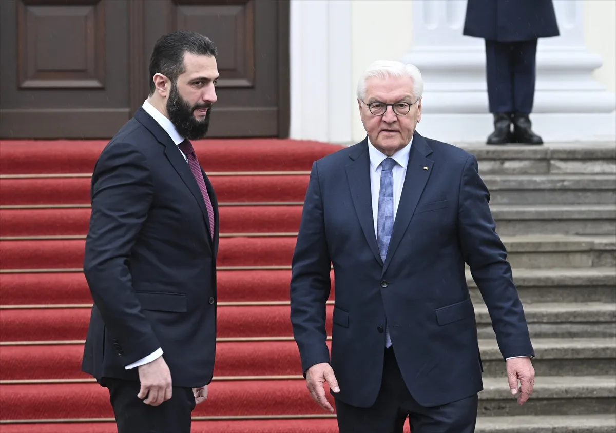 Suriye Cumhurbaşkanı Şara, Berlin'deki üst düzey temaslarına başladı