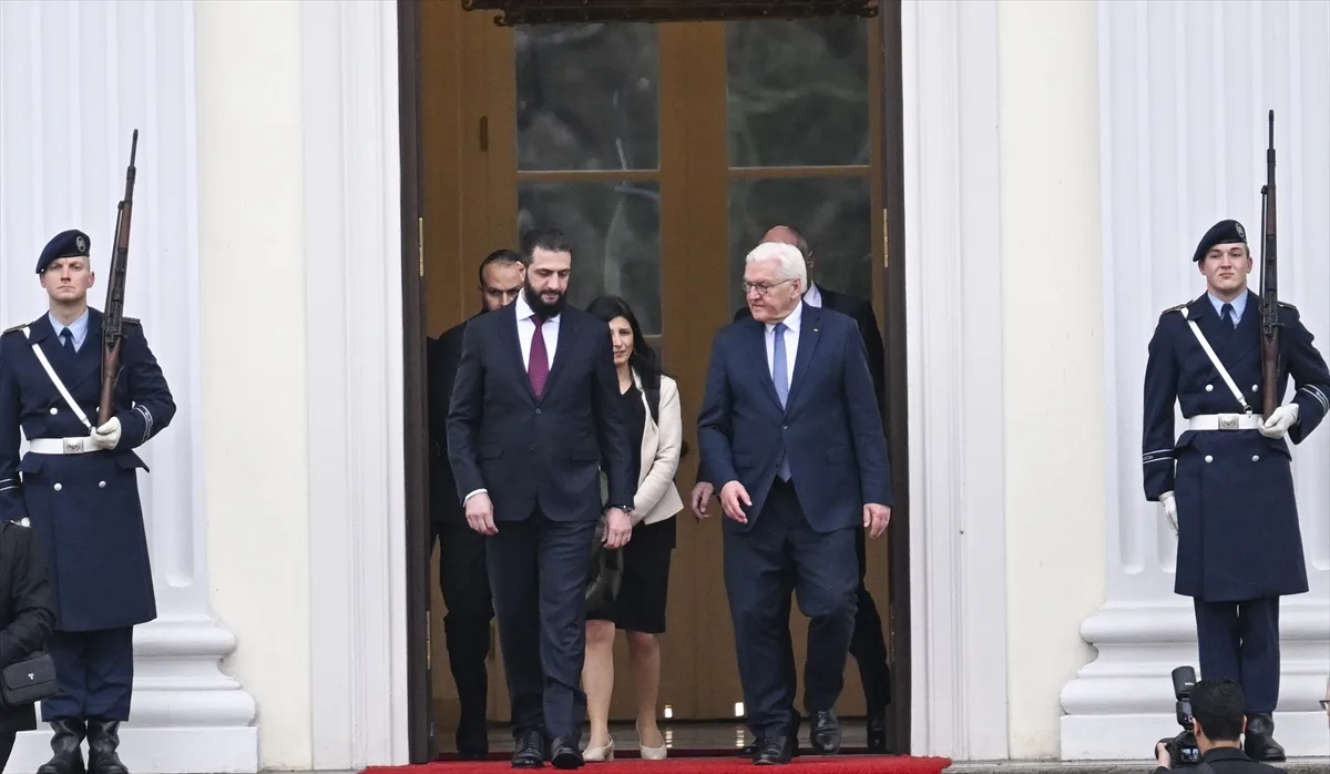 Suriye Cumhurbaşkanı Ahmed Şara Berlin’de