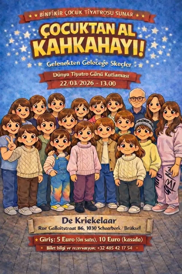 Binfikir Tiyatrosu Brüksel’de Dünya Tiyatro Günü’nü Özel Programla Kutlayacak