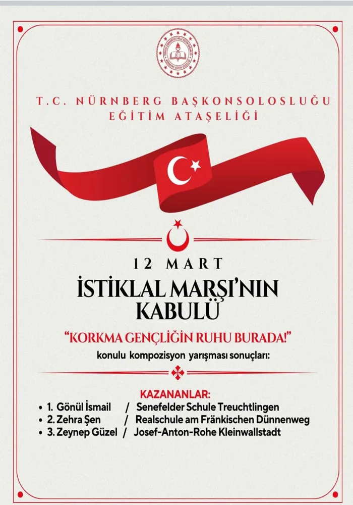 Nürnberg’de resim ve kompozisyon yarışması sonuçları açıklandı