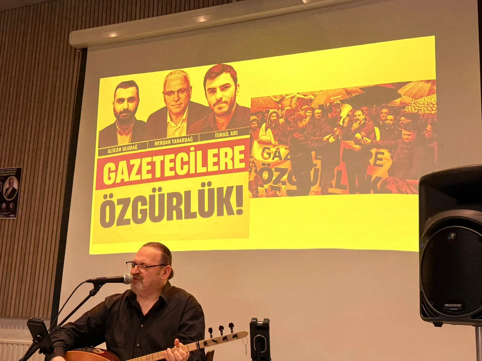 Tutuklu Gazeteci Merdan Yanardağ’a Brüksel’den destek