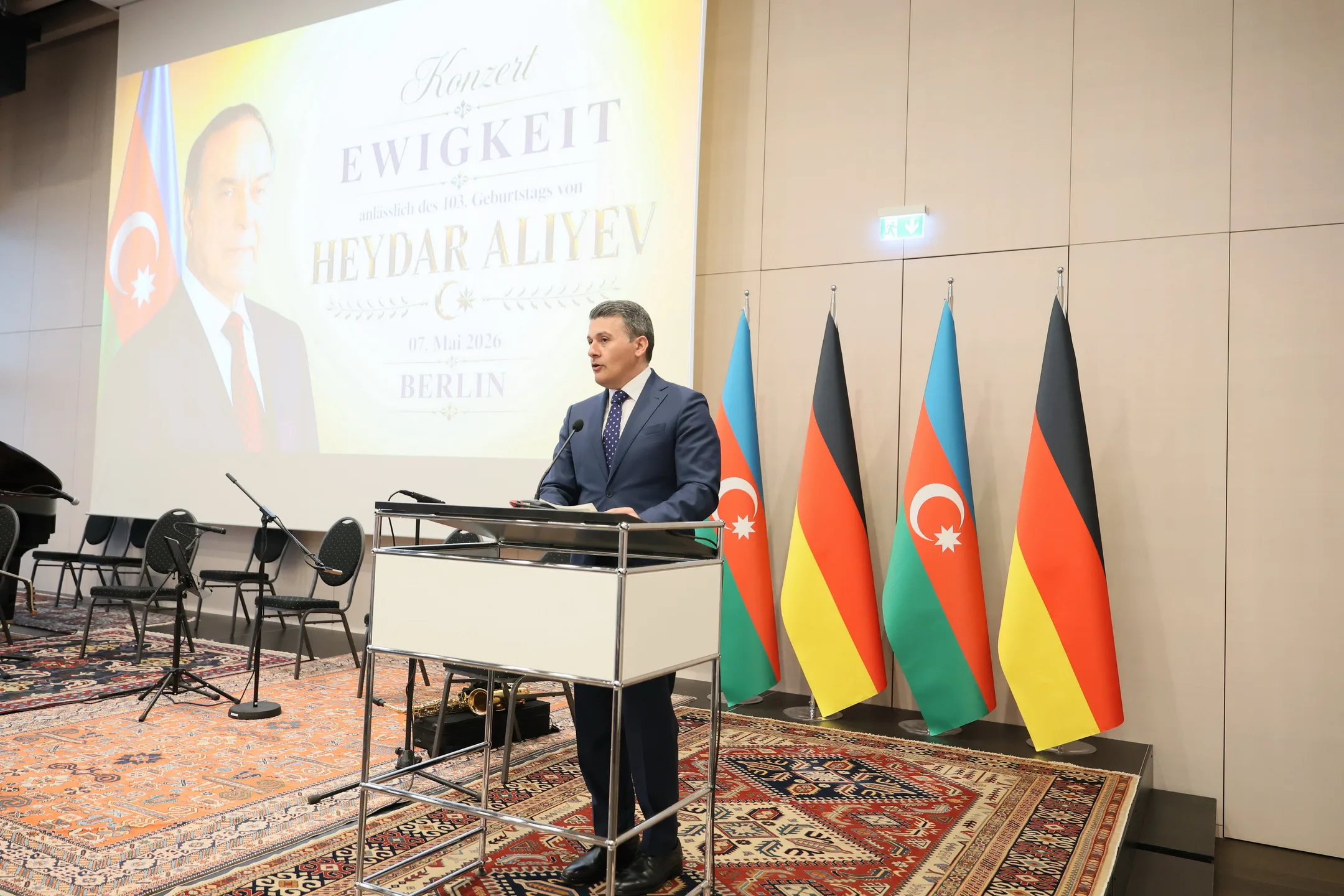 Berlin’de Heydar Aliyev Anısına “Ebediyet” Konseri Düzenlendi