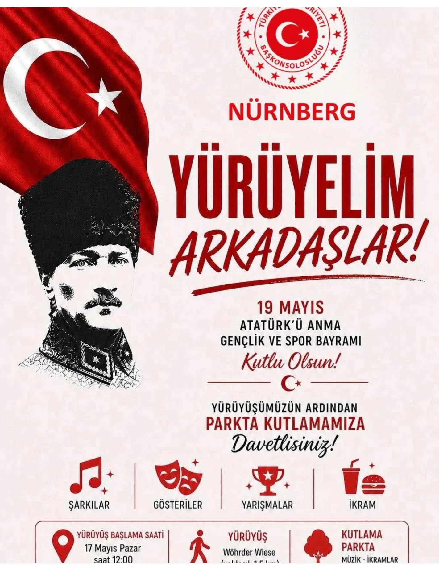Nürnberg’de 19 Mayıs Coşkusu