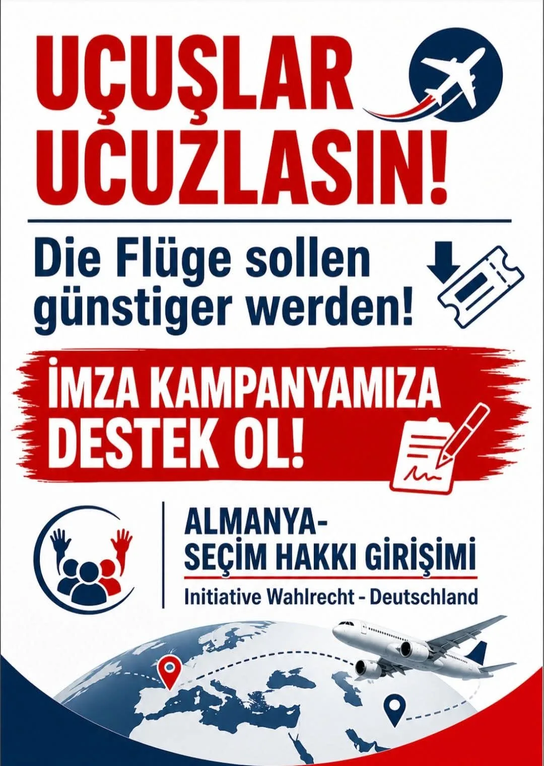 “Türkiye’ye Uçuşlar Ucuzlasın”