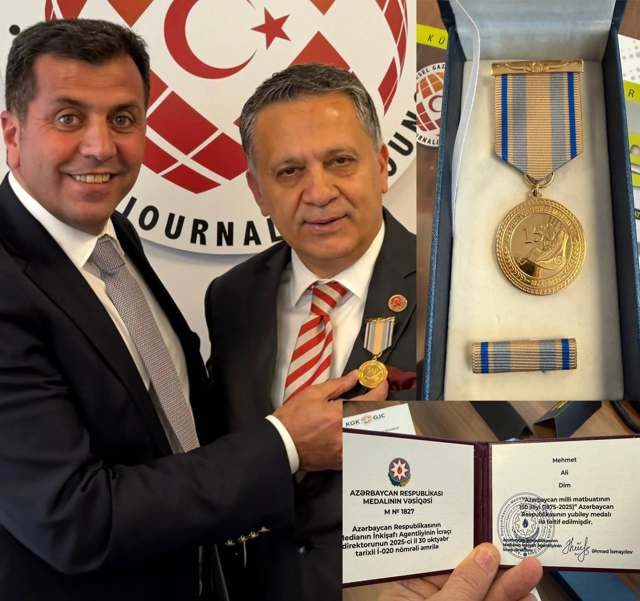 KGK Genel Başkanı Dim’e Azerbaycan’dan büyük onur