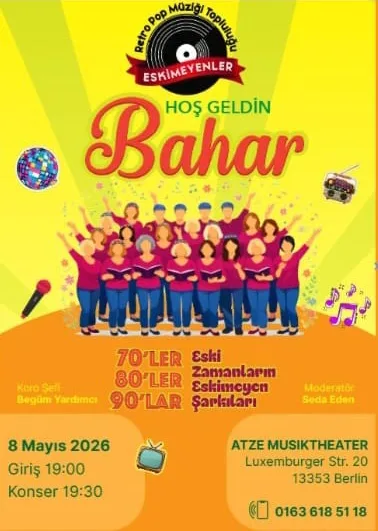 Eskimeyenler Retro Pop Müziği Topluluğu sahneye çıkıyor