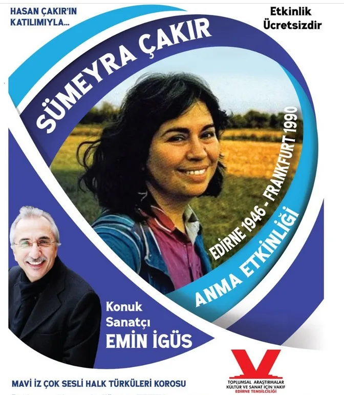 Sümeyra Çakır, 80’inci Doğum Yılında Edirne’de Türkülerle Anılacak