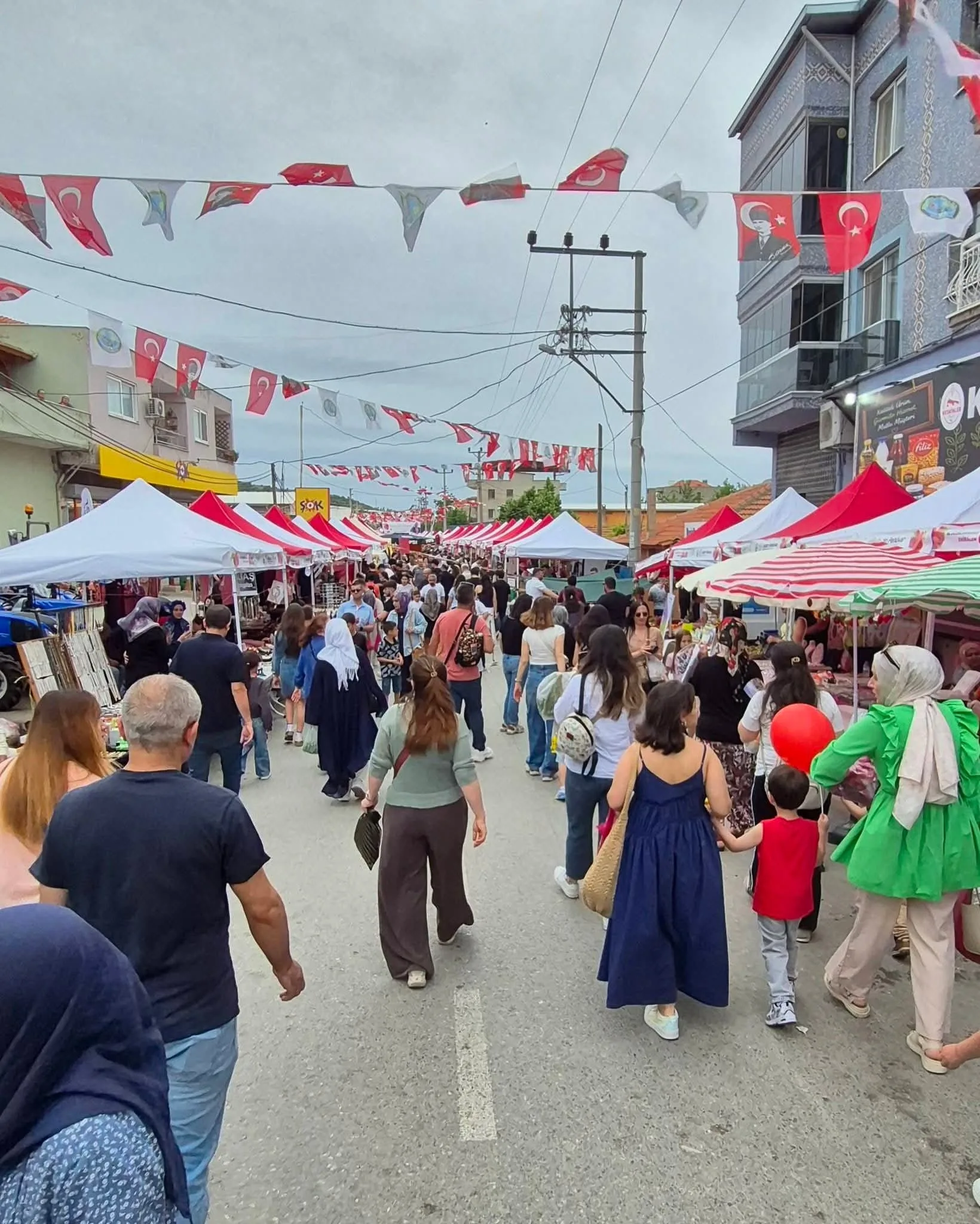 Menemen Emiralem Çilek Festivali Gönülleri Fethetti