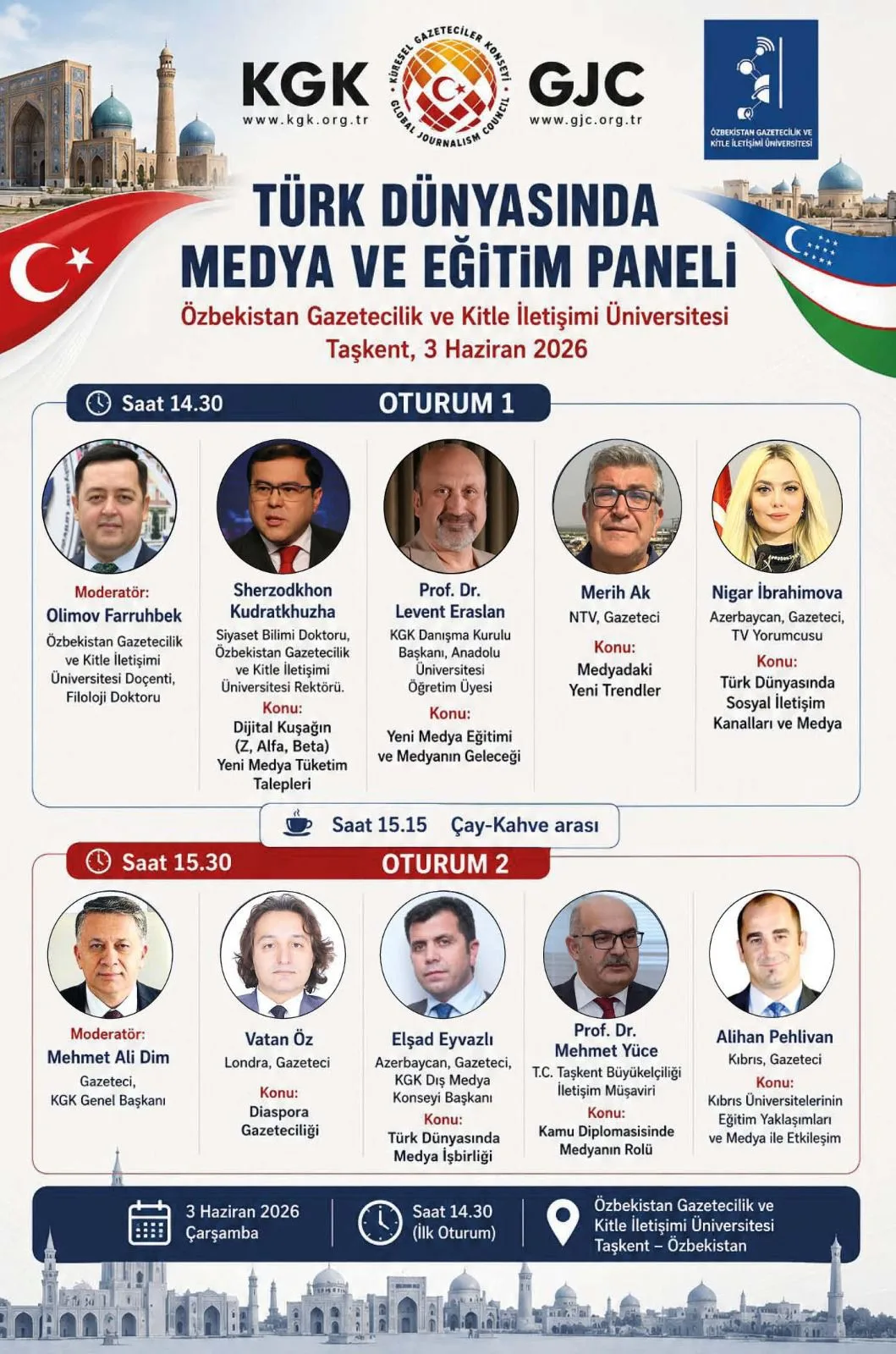 KGK, Özbekistan’da medya ve eğitim paneli düzenliyor