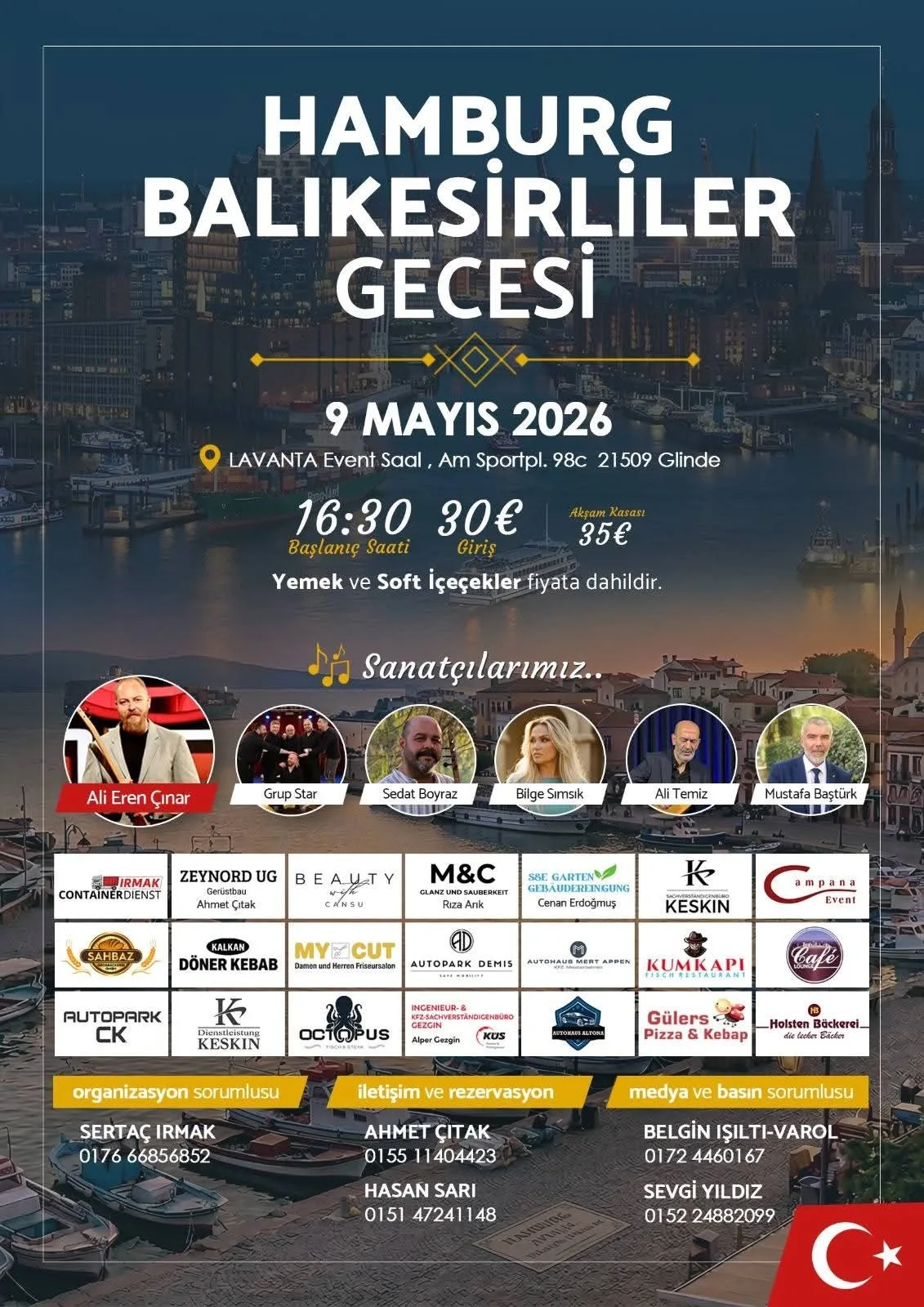 Hamburg’da Balıkesirliler Gecesi İçin Geri Sayım