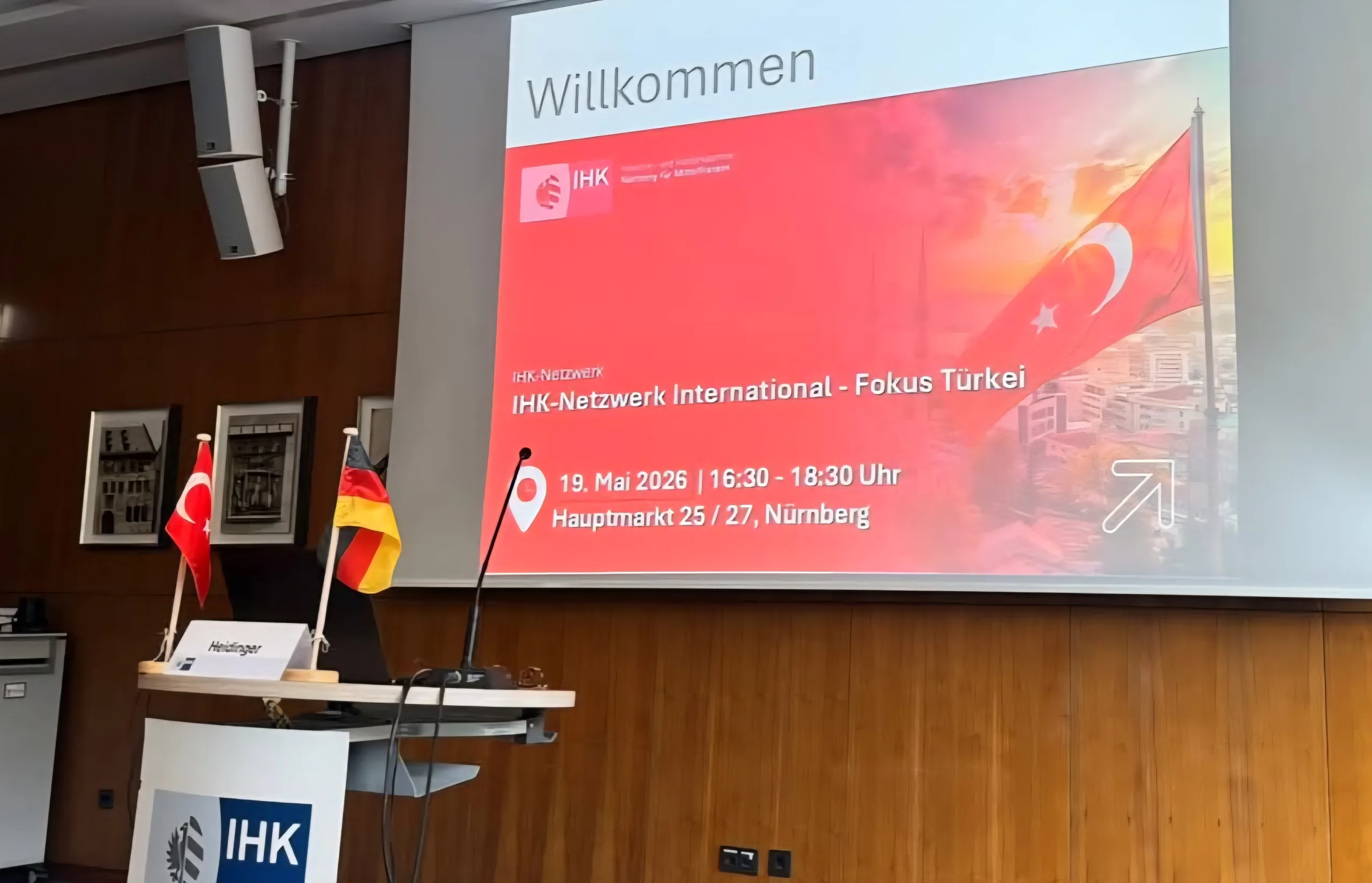 MÜSİAD Nürnberg ve İHK’dan Türkiye-Almanya Ekonomik İş Birliğine Güçlü Destek