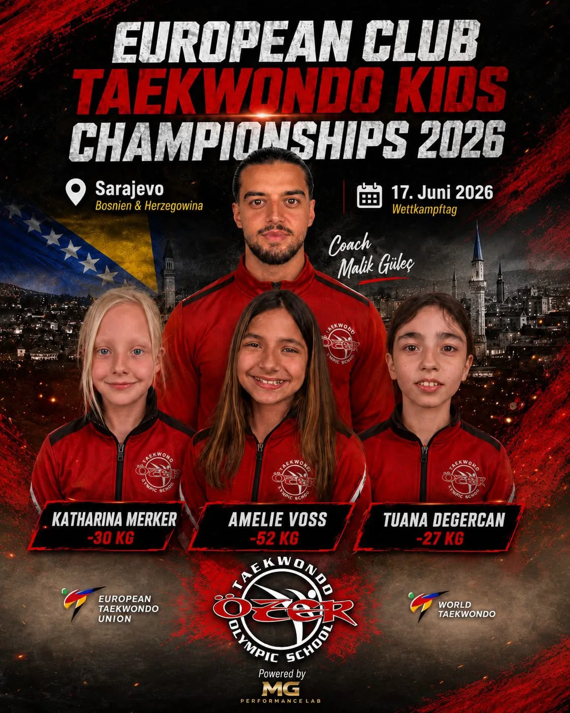 Avrupa Kulüpler Tekvando Şampiyonası’nda Taekwondo Özer Rüzgârı