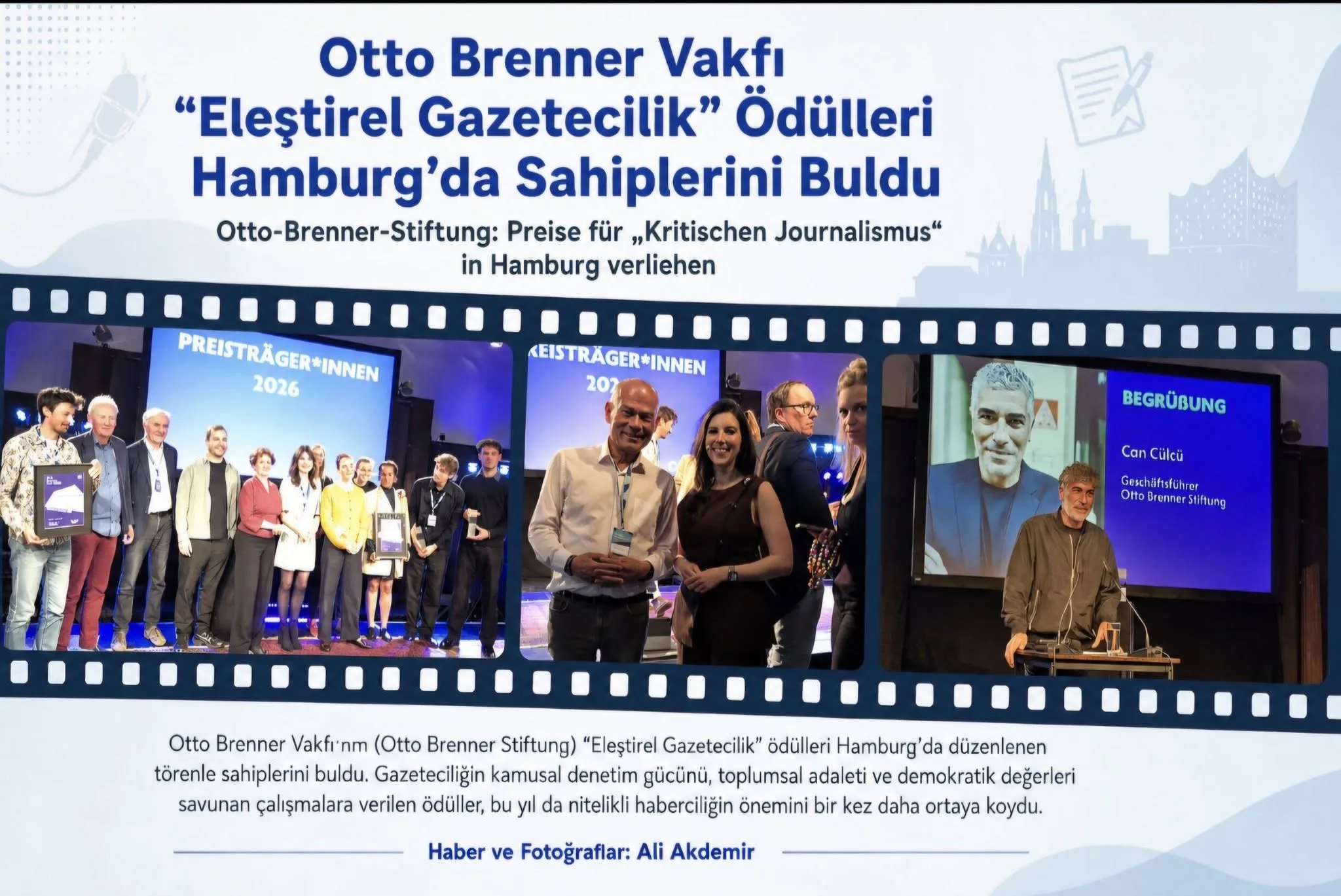 Otto Brenner "Eleştirel Gazetecilik" Ödülleri Sahiplerini Buldu