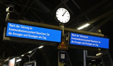 Almanya’da telsiz arızası nedeniyle ülke genelinde tren seferleri durduruldu