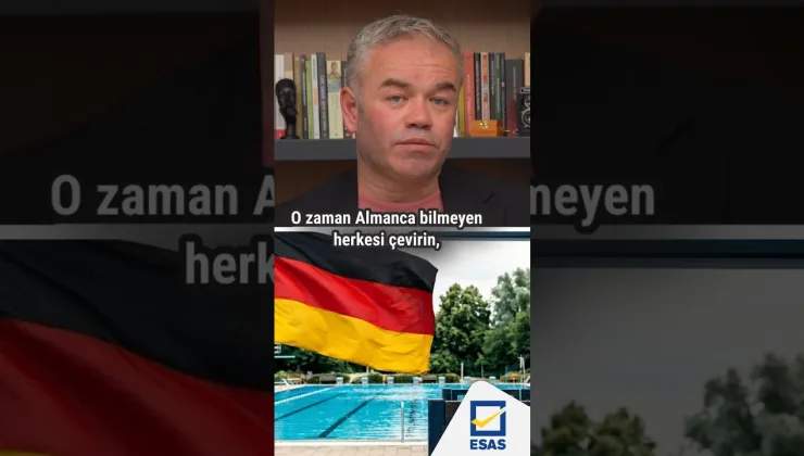 Almanca bilmeyenleri içeri almayan yüzme havuzu…