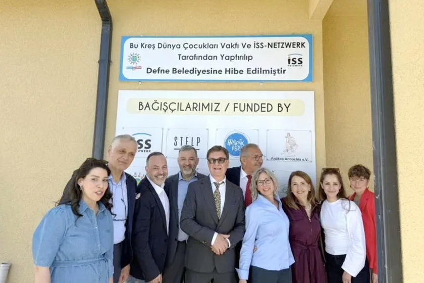 Defne’de Çocuklara Bayram Hediyesi: Dünya Çocukları Kreşi Hizmete Açıldı