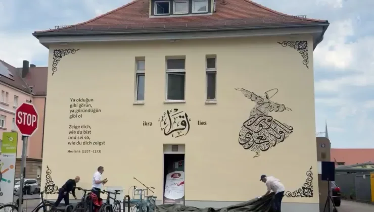 Fürth Mevlana Camii’ne Anlamlı Sanat Dokunuşu