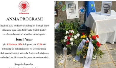 NSU Terörünün Kurbanı İsmail Yaşar, Katledildiği Sokakta Anılacak