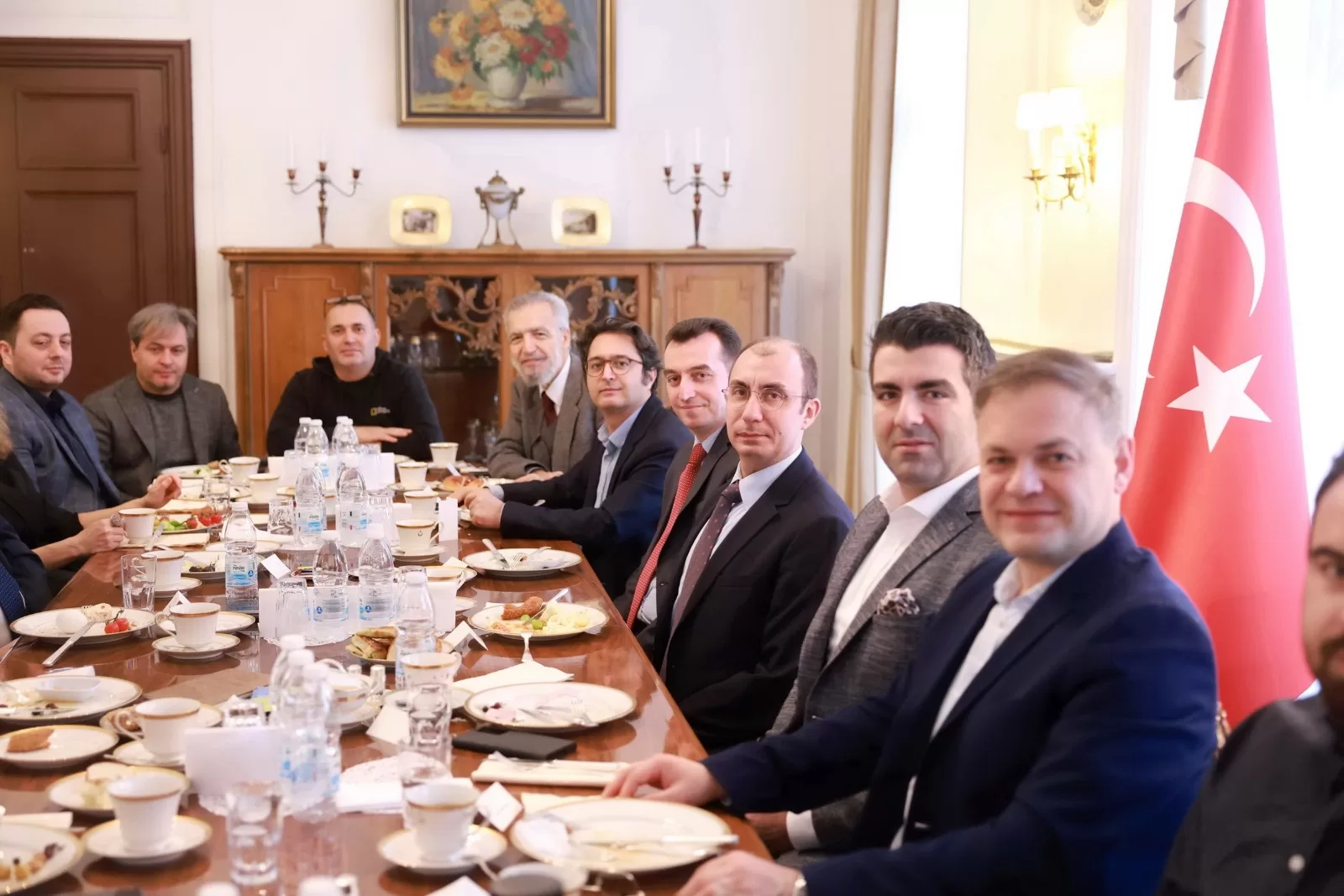 Basın mensupları Berlin Başkonsolosu İlker Okan Şanlı’nın konuğu oldu