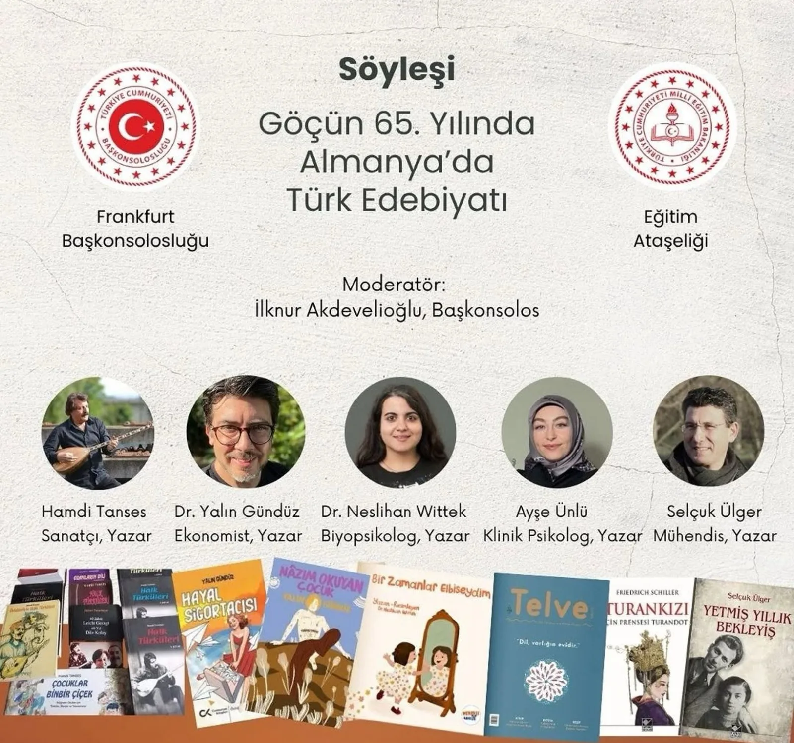 Başkonsolos ve yazarlardan Almanya’da edebiyat sohbeti