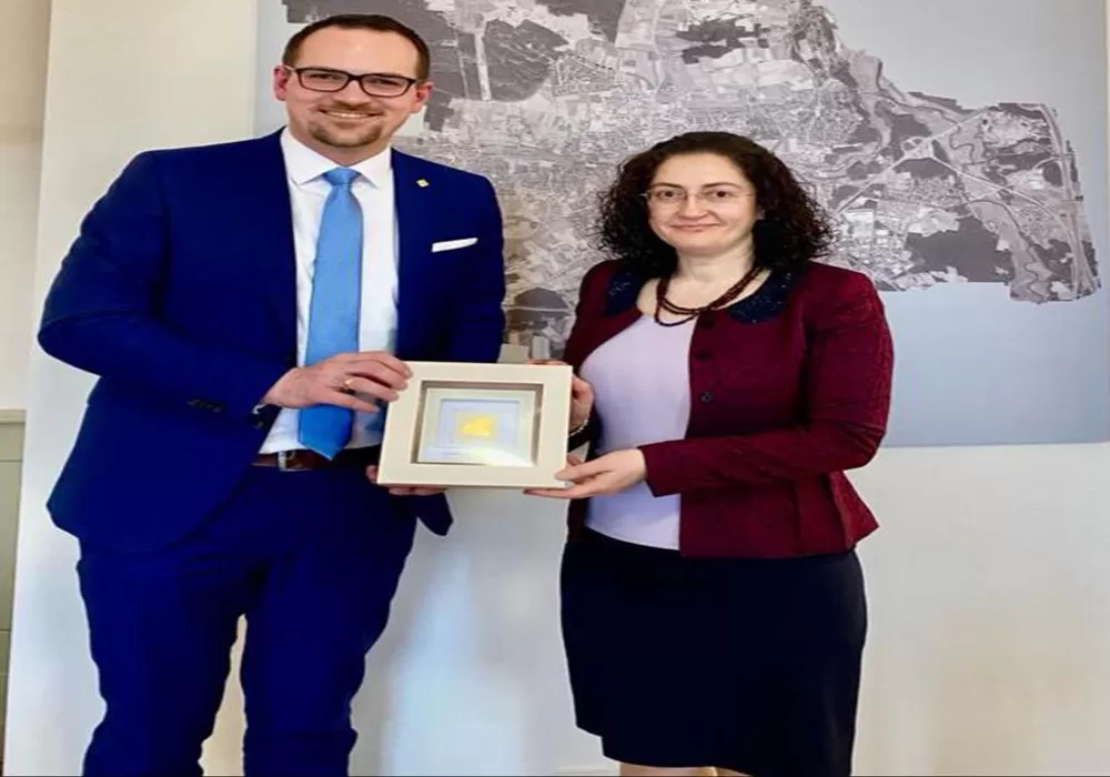 Başkonsolos Cebeci Altın varakları ile ünlü Schwabach’ı ziyaret etti