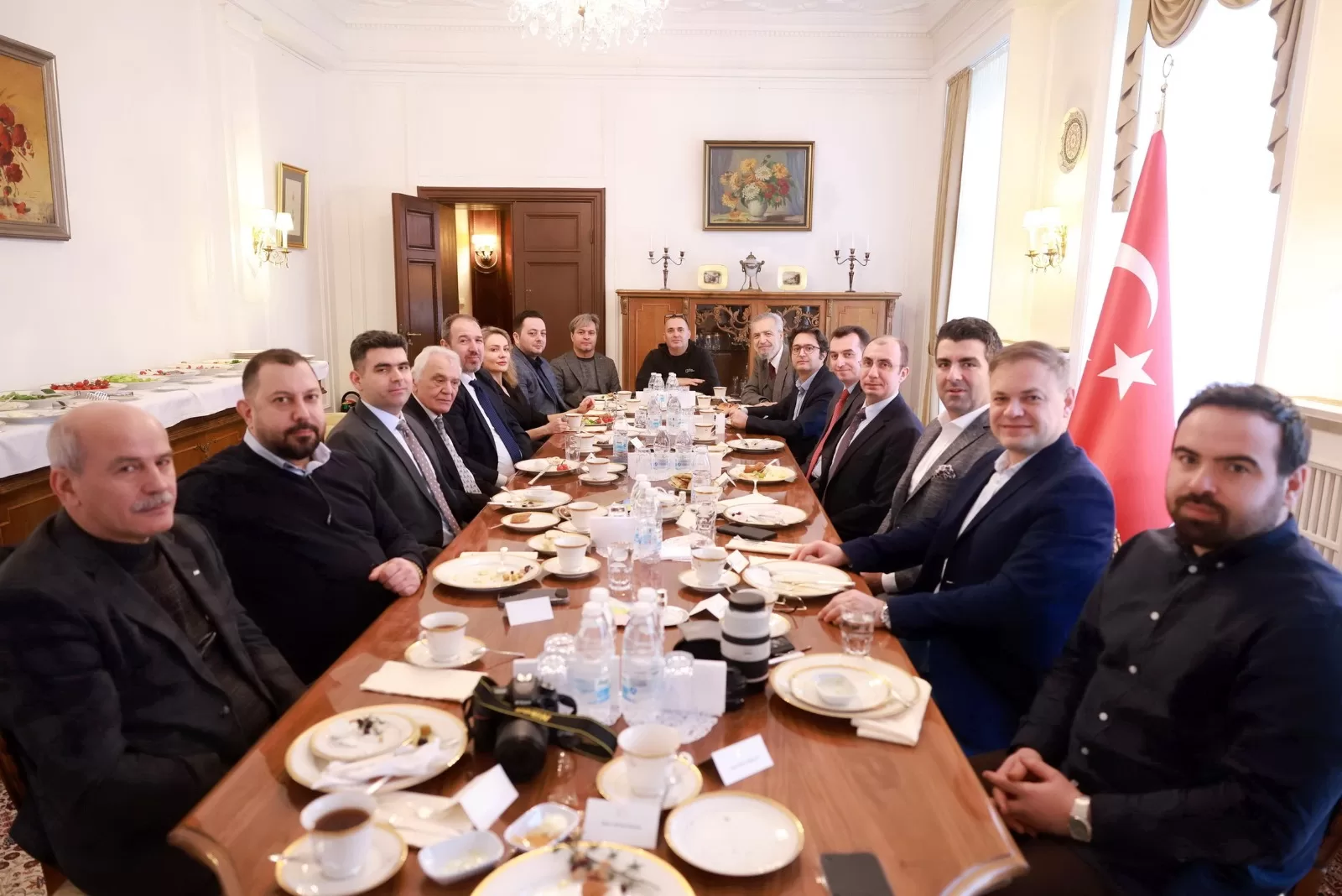 Basın mensupları Berlin Başkonsolosu İlker Okan Şanlı’nın konuğu oldu