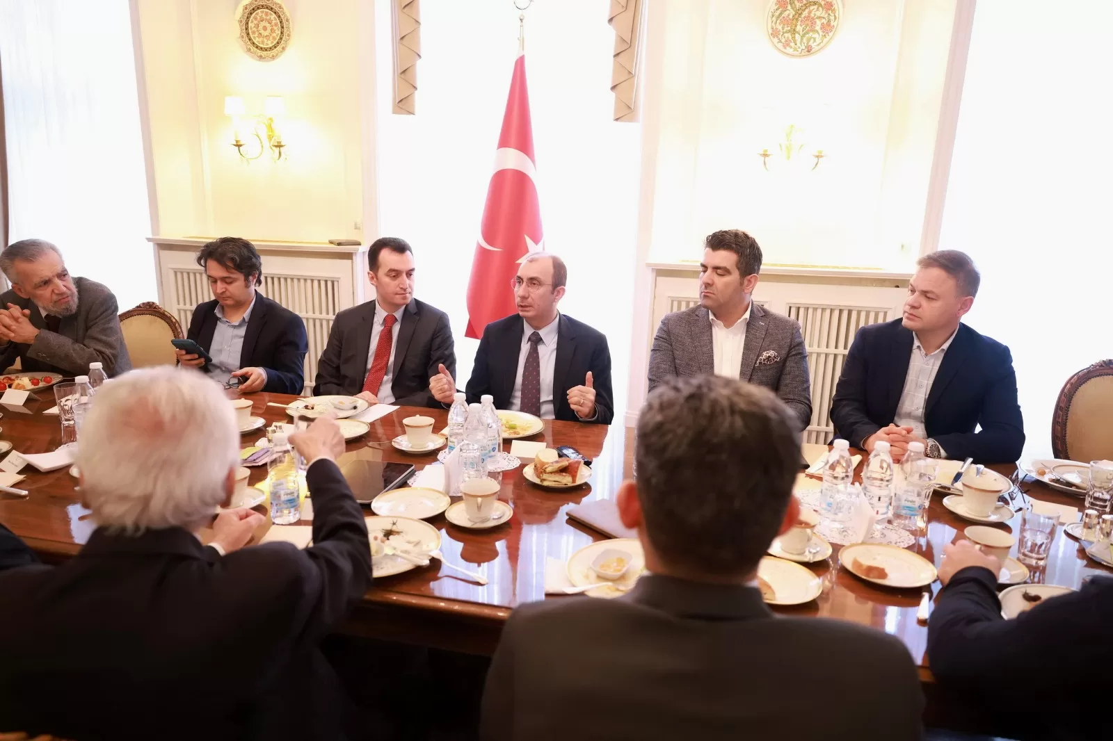 Basın mensupları Berlin Başkonsolosu İlker Okan Şanlı’nın konuğu oldu