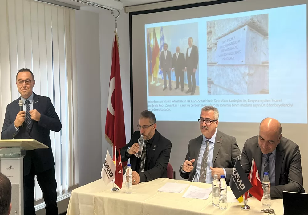 Nürnberg Kuzey Bavyera MUSİAD Başkanı Haluk Dokur Güven Tazeledi