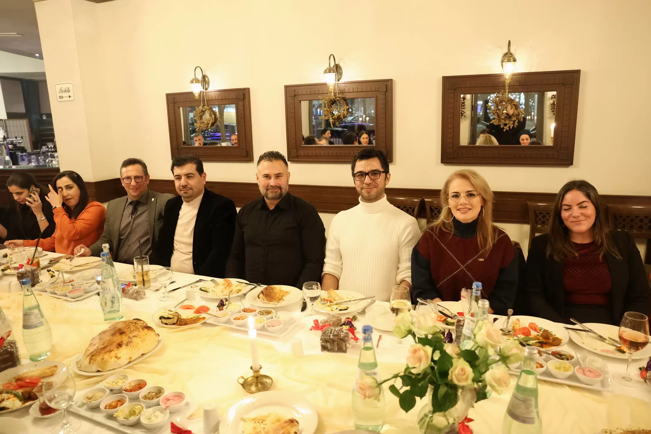 TDU 2023’e veda yemeğinde Tuğra Restoran’da buluştu