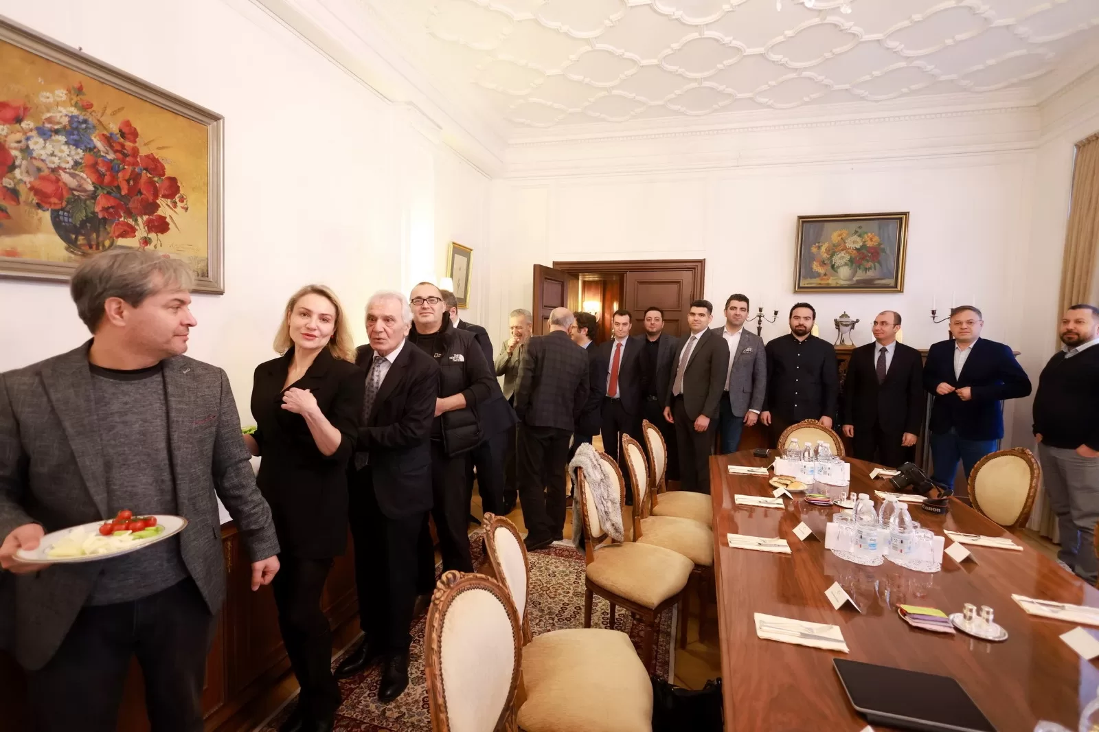 Basın mensupları Berlin Başkonsolosu İlker Okan Şanlı’nın konuğu oldu