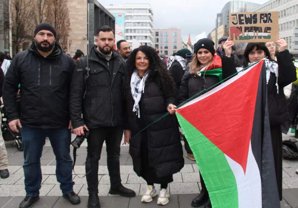 Nürnberg’de Filistin’e destek gösterisi yapıldı