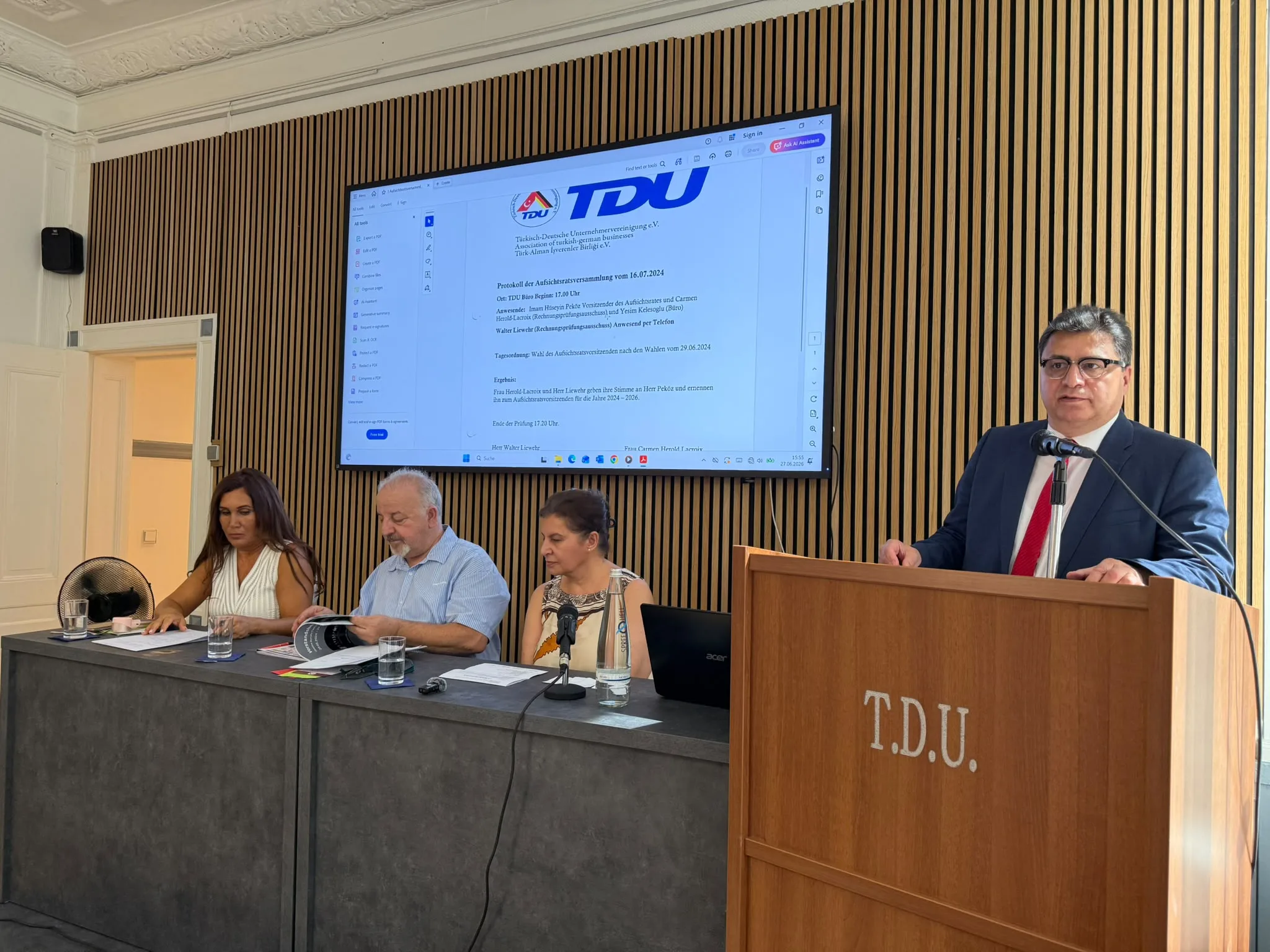 TDU Genel Kurulu Yapıldı ve Yeni Yönetim Belirlendi