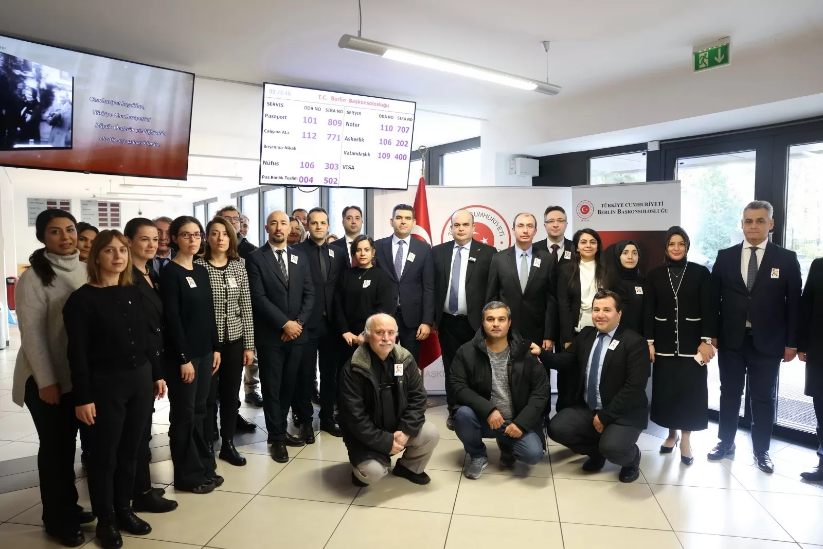 Berlin Başkonsolosluğu’nda ‘10 Kasım Atatürk’ü Anma Töreni