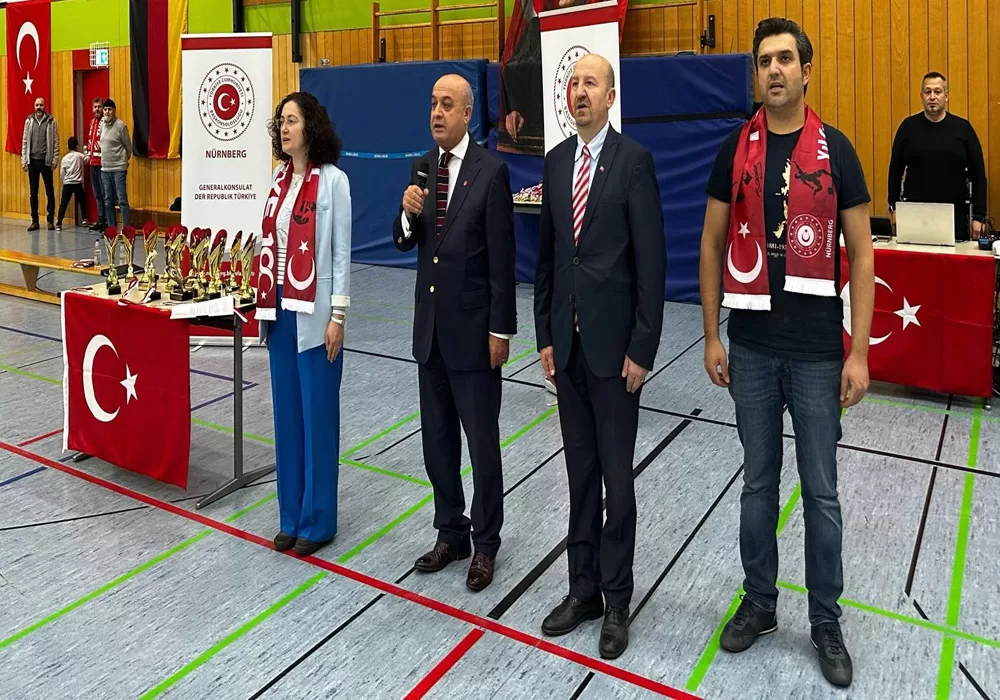 Nürnberg’de 100. Yıl Atatürk ve Cumhuriyet Kupası Schweinfurt Türkiyemspor’un