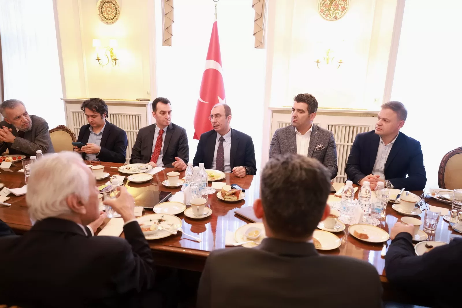 Basın mensupları Berlin Başkonsolosu İlker Okan Şanlı’nın konuğu oldu
