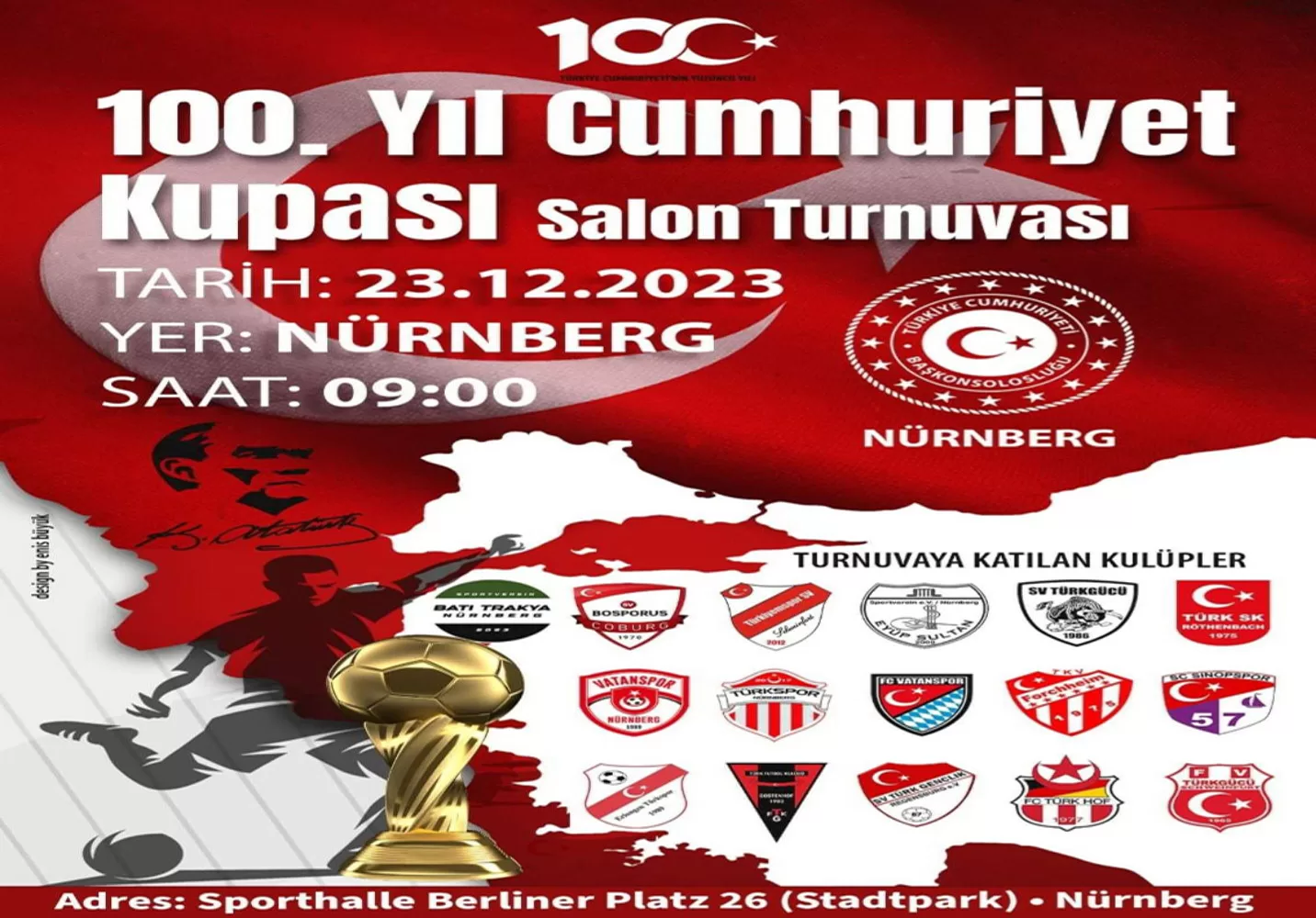 Nürnberg’de kupalar hazır
