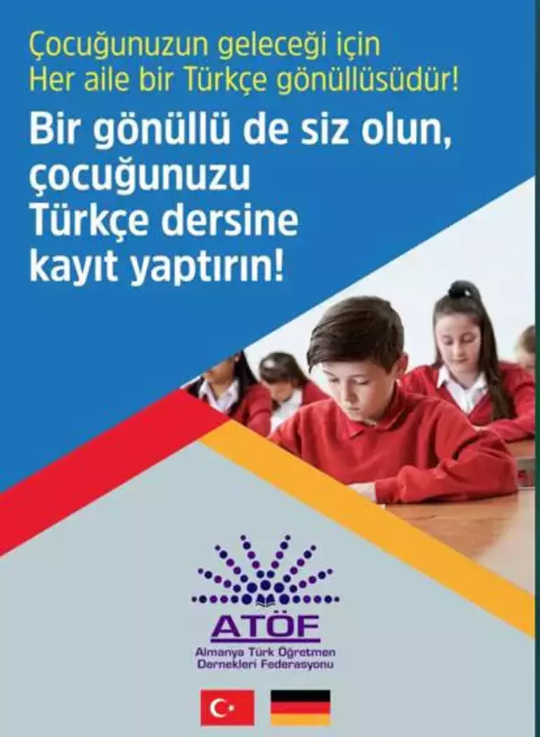 "Çocuklarınızı Türkçe derslerine kayıt ettirin"