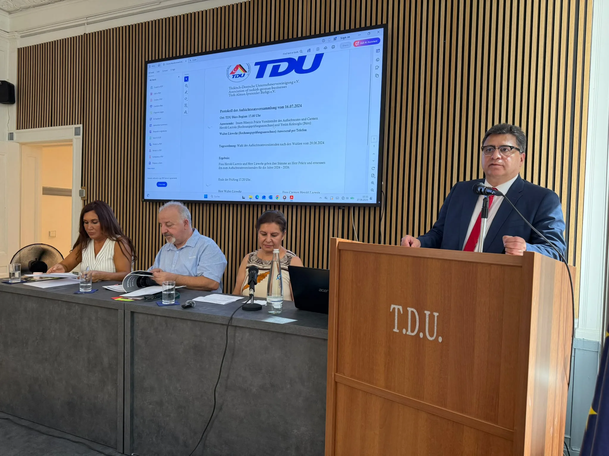 TDU Genel Kurulu Yapıldı ve Yeni Yönetim Belirlendi